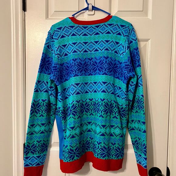 Jolly Sweaters Flamingo LED Christmas Crewneck Sweater - Picture 2 of 7